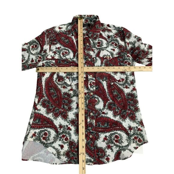 NEW WITH TAGS Isabel Marant Paisley Print Long Sleeve Button-Up Top Size: S | US - Picture 15 of 15